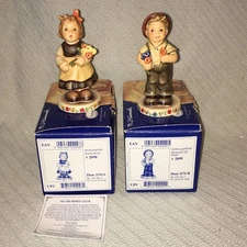 2002 Goebel M.I.Hummel Special Edition Pretty Posie & Pocketful of Posie Figures