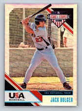 2020 Panini USA Baseball Stars & Stripes Jack Bulger Base Longevity Holo Foil