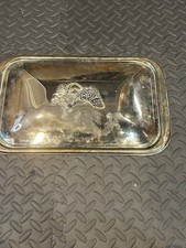 Godinger Silver Serving Tray Cover Grape Design ( I Think)