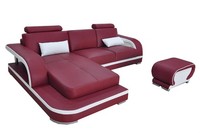 Leder Eck Sofa Mit Usb Luxus Garnitur Ecke Sofas Couchen Polster Wohnlandschaft