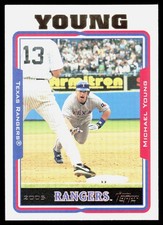 2005 Topps #263 Michael Young - EX