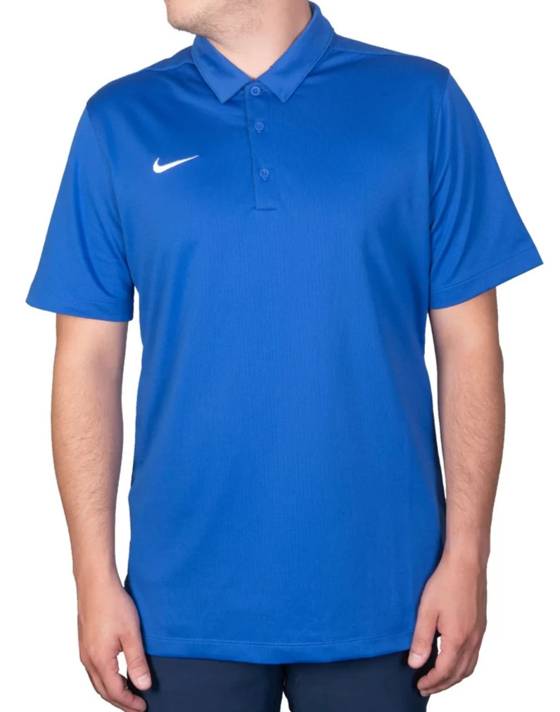 Dri-fit Blue Polo Shirt Men's Xxl Short Sleeve C14470-480