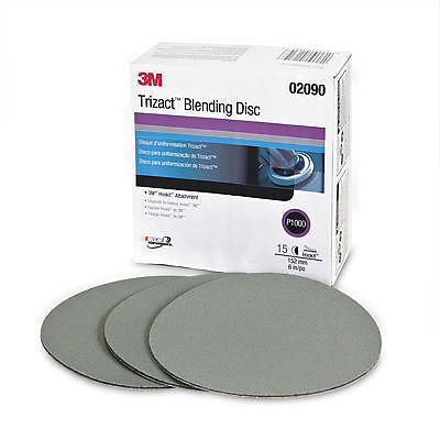 3m 90 Trizact Hookit Mezcla Disco 6 Pulgadas P1000 Arenilla 090 Ebay