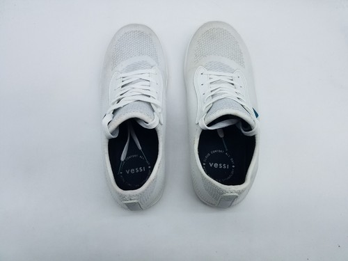 Vessi Weekend Women's Size 9 Waterproof Travel Casual Shoes Triple White - Picture 4 of 14