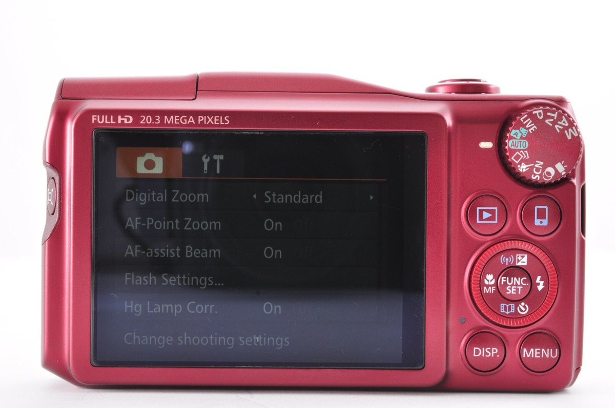 Canon PowerShot SX710 HS Red Near Mint Compact Digital 20.3MP From  