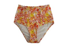 NWOT Aerie Women's Cute Floral High Cut Cheeky Bikini Bottom- Size Medium