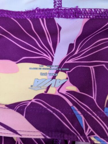 Avia Women's Colorful Floral Fashion Capri 3XL (22) Comfort Stretch NWT - Picture 3 of 13