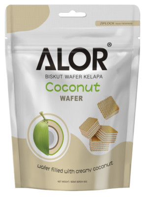 ALOR Fruit Filling Wafer (4packs x 80g)