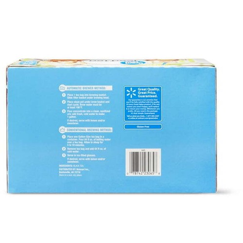 Great Value, Iced Black Tea Gallon Sized, Tea Bags, 24 Ct - Picture 6 of 10