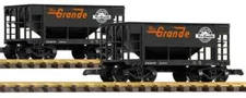 PIKO G Scale ~ Denver & Rio Grande Western (D&RGW) Ore Car ~ 2-Pack ~ 38931
