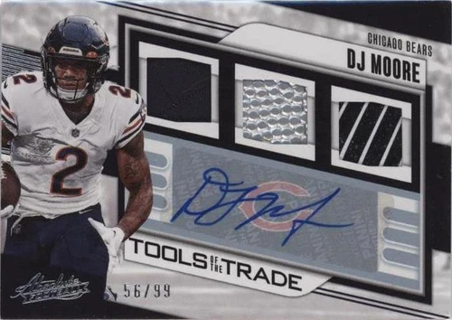 2023 Panini Absolute D.J. Moore #TOTT-DJM