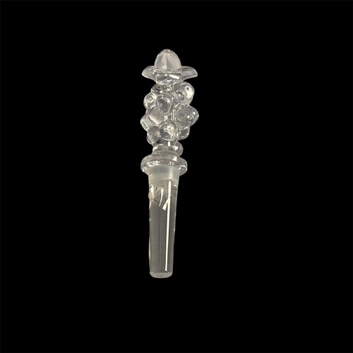 Tappo bottiglia vino uva cristallo trasparente collezione frutta fuoco diamante Mikasa - Foto 3 di 16