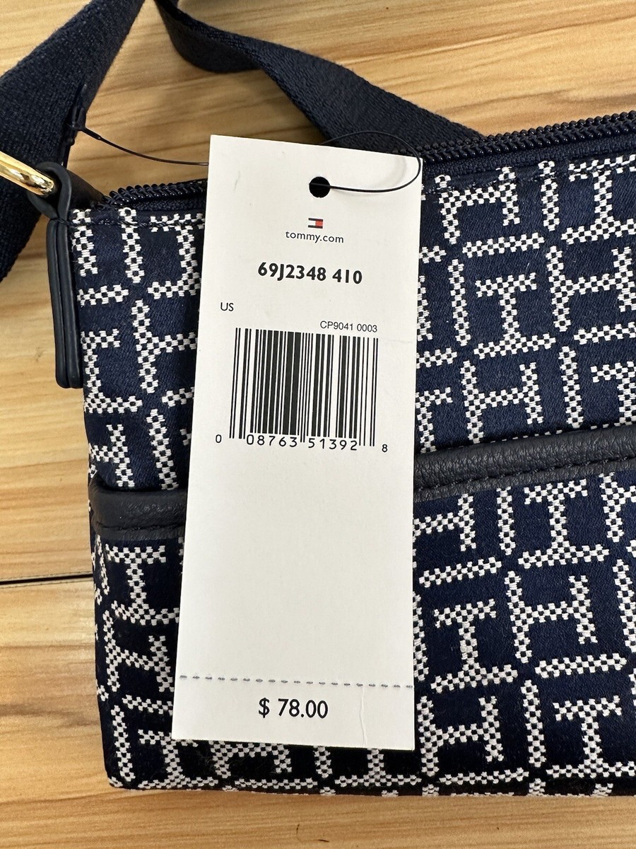TOMMY HILFIGER CROSSBODY TH LOGO HANDBAG 69J2348 Color: 410 TOMMY HILFIGER CROSSBODY TH LOGO HANDBAG 69J2348 Color: 410