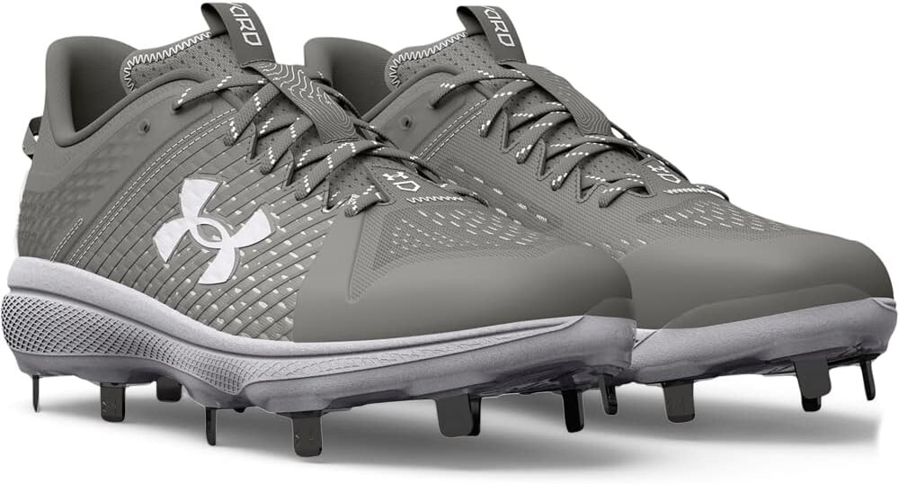 Бейсбольная бутса Under Armour мужская Yard Low Mt серая Sz-13 12990₽