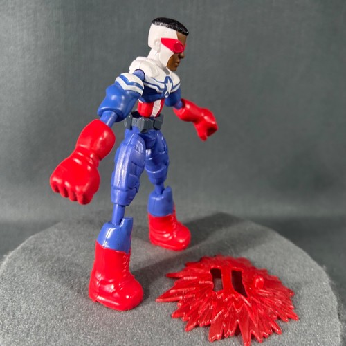 Marvel Bend And Flex Avengers Captain America Bendable Figure Hasbro - Picture 6 of 19