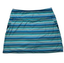 adidas Women's S Small Ultimate 365 Striped Elastic Waist Stretch Skirt Skort