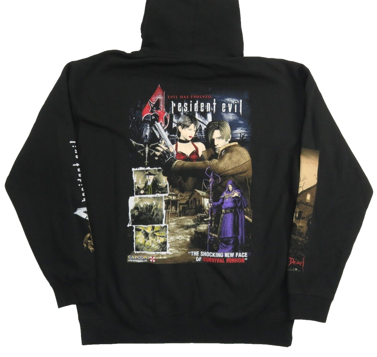 RE4 Resident Evil 4 Graveyard Goods Capcom Plagas Hoodie XL Horror