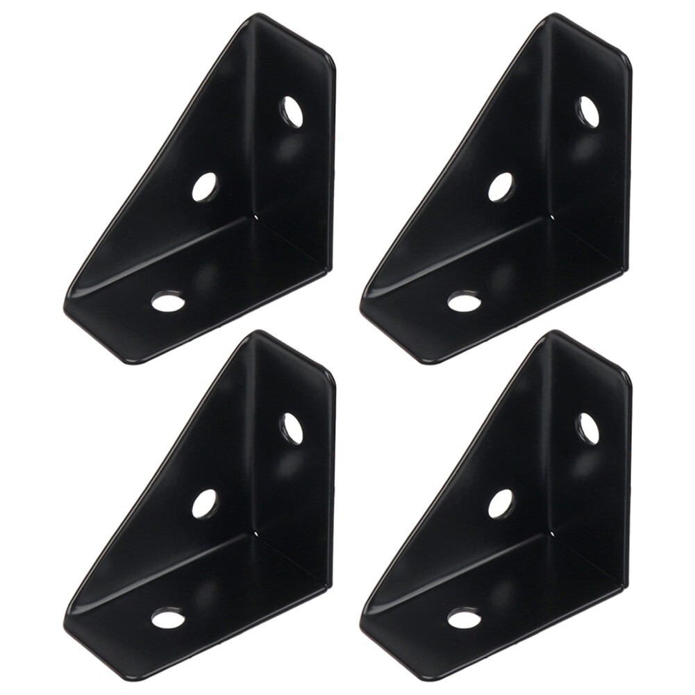 Flexible Wood Connection Corner Brackets 4 Pieces Reliable Iron