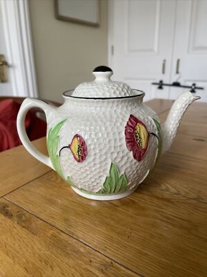 Vintage Teekanne - Mohn Design Made In England 