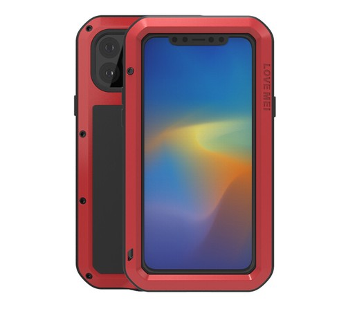 LOVE MEI Gorilla Glass Metal Impermeable Estuche Cubierta para iPhone 13 14 15 16 Pro Max - Imagen 12 de 18