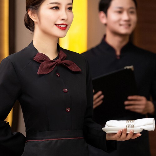 Men Women Unisex Long Sleeve Chef Coat Jacket Kitchen Workwear Cooking Uniform - Picture 18 of 32