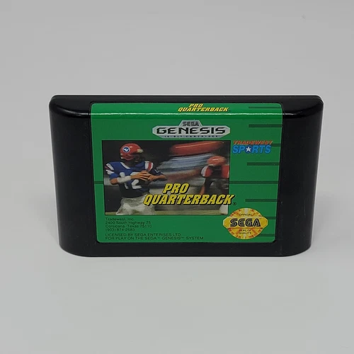 Pro Quarterback (Sega Genesis) Cartridge CLEANED & TESTED