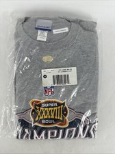 NOS Reebok NFL New England Patriots Super Bowl XXXVIII Champs Crewneck Size XL