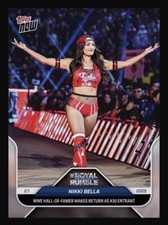 Tarjeta digital WWE Topps NOW 2025-Returns Royal Rumble- NIKKI BELLA (TOPPS WWE Slam