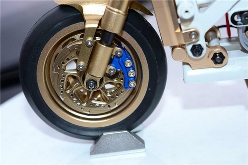 GPM Metal Upgrade Front + Rear BRAKE CALIPERS For Kyosho HOR Bike #KM007- SILVER - 第 7/17 張圖片
