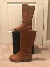 Children's Place Girls' Tall Riding Boots, Brown - Size: 2