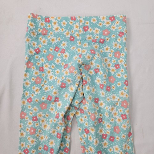 Matilda Jane Girl's Long Pants 3 Rows Ruffles Elastic Waist Sz 12 Blue w Flowers - Picture 6 of 10