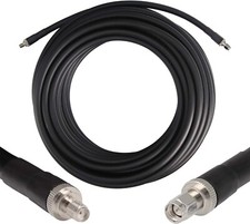 GEMEK 75ft SMA Male to SMA Female Antenna Cable, Low Loss Extension Coaxial - An