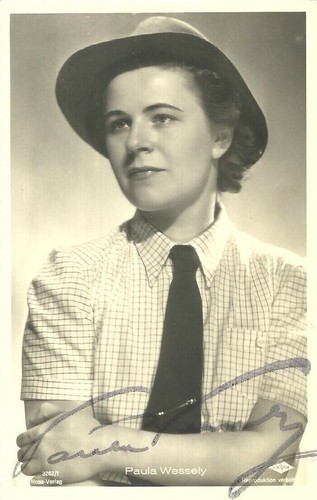 PAULA WESSELY Original Autogramm Signierte Ross Postkarte 30er Jahre EBay