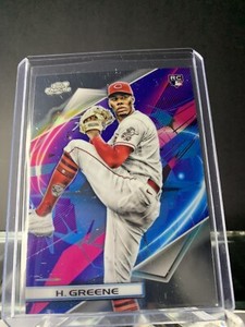 Hunter Greene 168 Rookie 2022 Topps Cosmic Chrome Base Reds