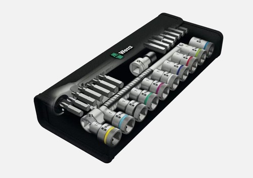 Wera Zyklop Knarren-Sets – 1/4", 3/8", 1/2" Antrieb, metrisch, 27–29-teilig - Bild 8 von 13