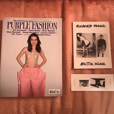 アート・デザイン・音楽 richard prince bettie kline purple Richard Prince & Bettie Kline Purple Magazine Paperback Rare