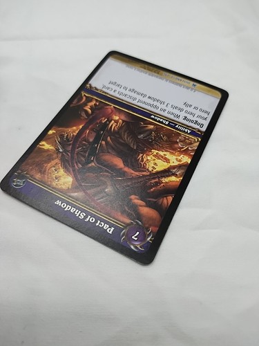 Pact Of Shadow Wow TCG Fires Of Outland Rare 59/246 - Picture 6 of 10