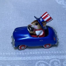 Wee Forest Folk M-270 Pedal Pusher USA, RW&B, Uncle Sam Hat