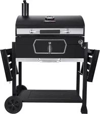 CD2030AN 30-Inch Charcoal Grill, Deluxe BBQ Smoker Picnic Camping Patio Backyard