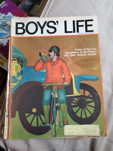 Boys Life Sept 1973 Father of the Car Plane The Bike Rolls Again, MLB Fisk - Picture 2 of 7