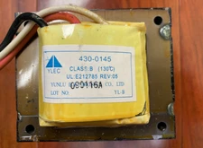 YLEC 430-0145 Transformer Riken  E212785 Class B