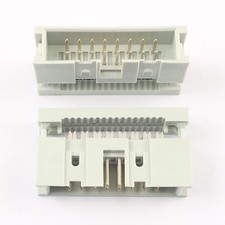 50Pcs 2.54mm 0.1" Pitch 2x8 Pin 16 Pin IDC Male Box Header Flat Cable Connector