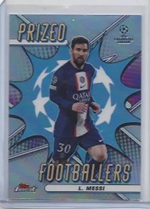 2022-23 TOPPS FINEST UCL PRIZED FOOTBALLERS REFRACTOR PICK CHOOSE MESSI RONALDO+