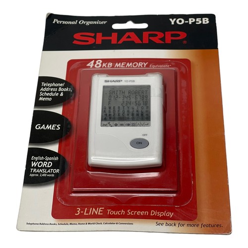 Organisateur personnel Sharp YO-P5A - Photo 15 sur 24