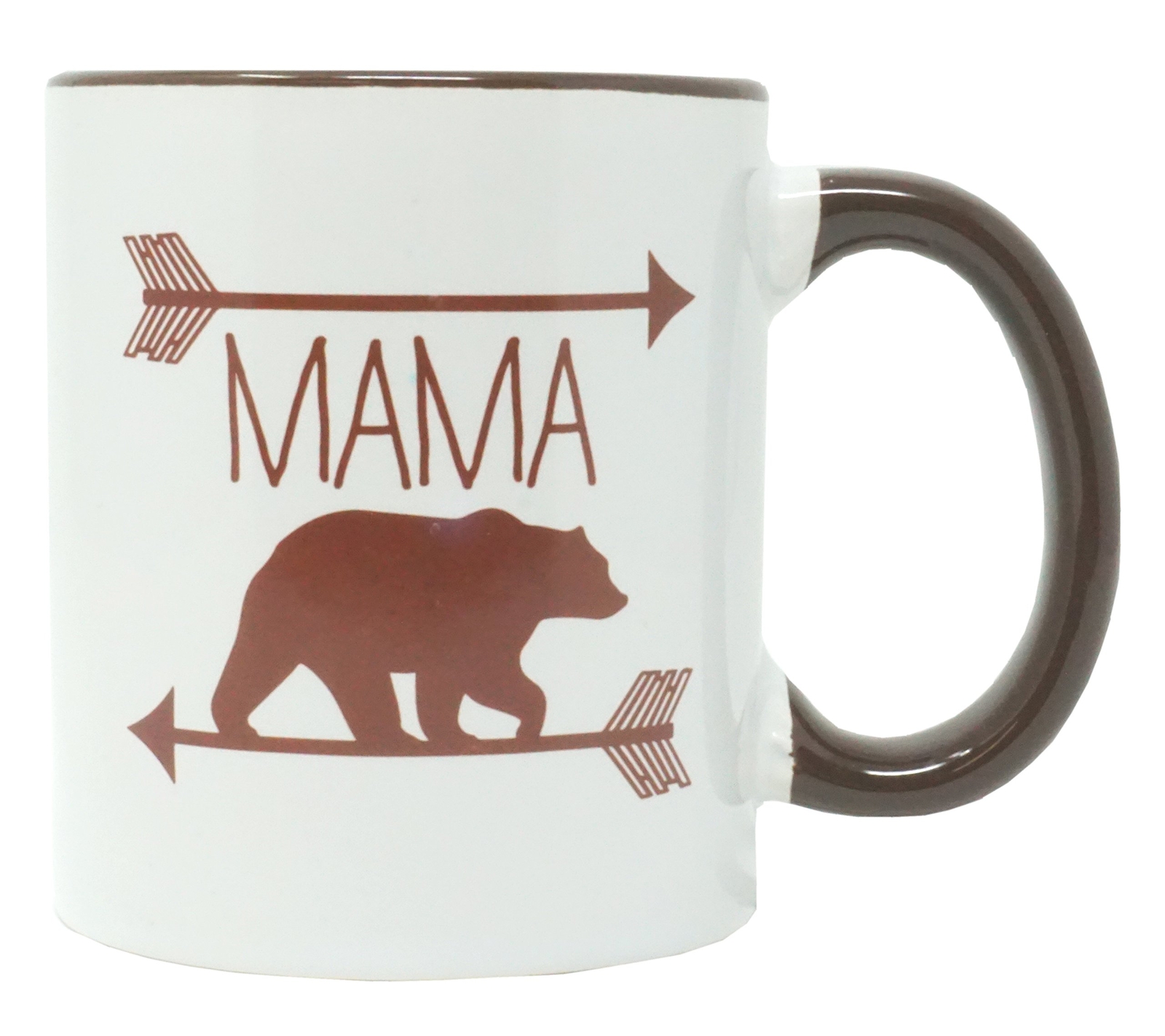 Mama Bear Ceramic Coffee Mug - 11oz - Ideal Funny Coffee Mug for Women and Me...