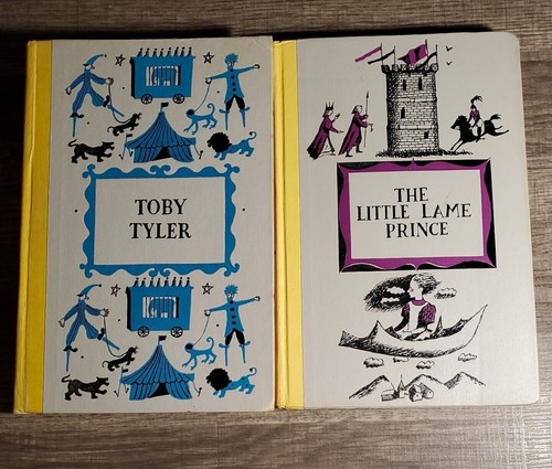 Toby Tyler & The Little Lame Prince ~ Junior Deluxe Eds 1950s Vintage Hardcover
