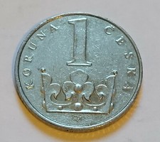 República Checa 1 Corona 1993 República Ceska moneda Kayihan monedas BT-328