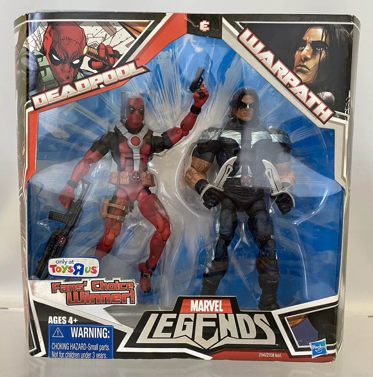 Marvel Legends Deadpool X Force Warpath Figures 2 Pack TRU