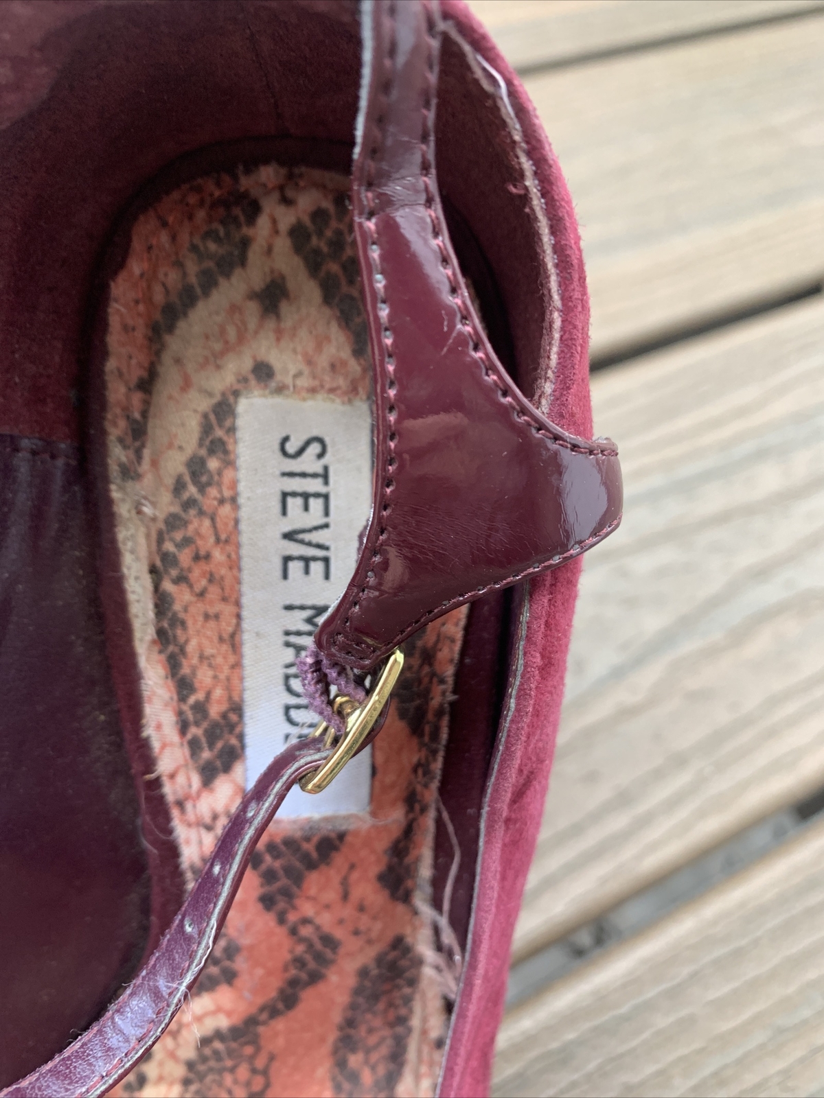 Sandales Steven By Steve Madden Kayden – Cuir Marron Taille 6,5 – Occasion