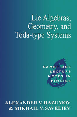 Lie Algebras, Geometry, and Toda-Type Systems Razumov Saveliev Paperback